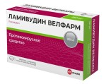 Ламивудин Велфарм, табл. п/о пленочной 150 мг №90